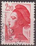 France 1985 Personajes 2,20 FR Rojo Scott 1884. Francia 1884. Subida por susofe